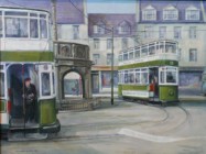 Aberdeen Trams Castlegate 1950