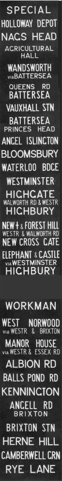 London Transport Blind