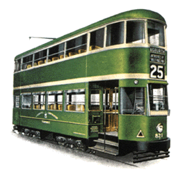 'Marks Bogie Car' No.821
Click here for information on these trams 'Marks Bogie Car' No.821