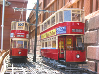 Garden tramway line in Hampshire