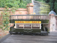 1:16 scale model tram of Liverpool 752