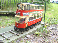 Garden tramway line in Kent